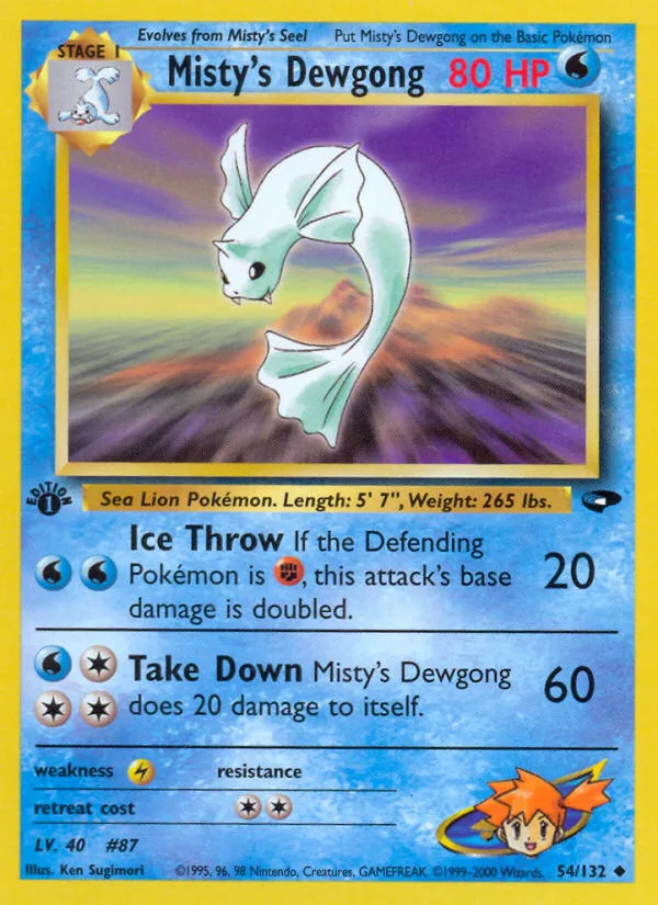 Misty's Dewgong — Gym Challenge — Pokemon