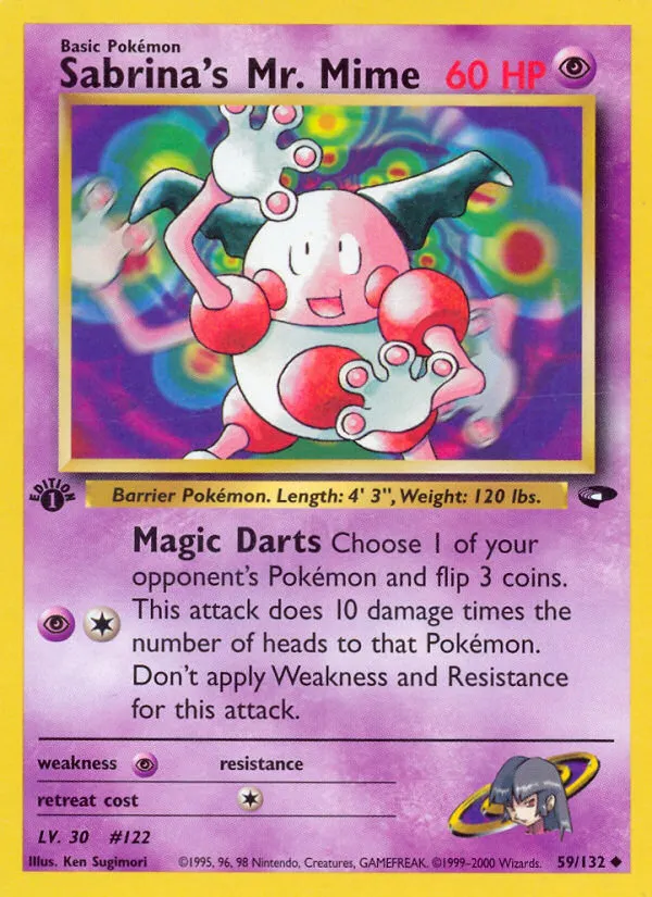 Sabrina's Mr. Mime from Gym Challenge - Pokemon