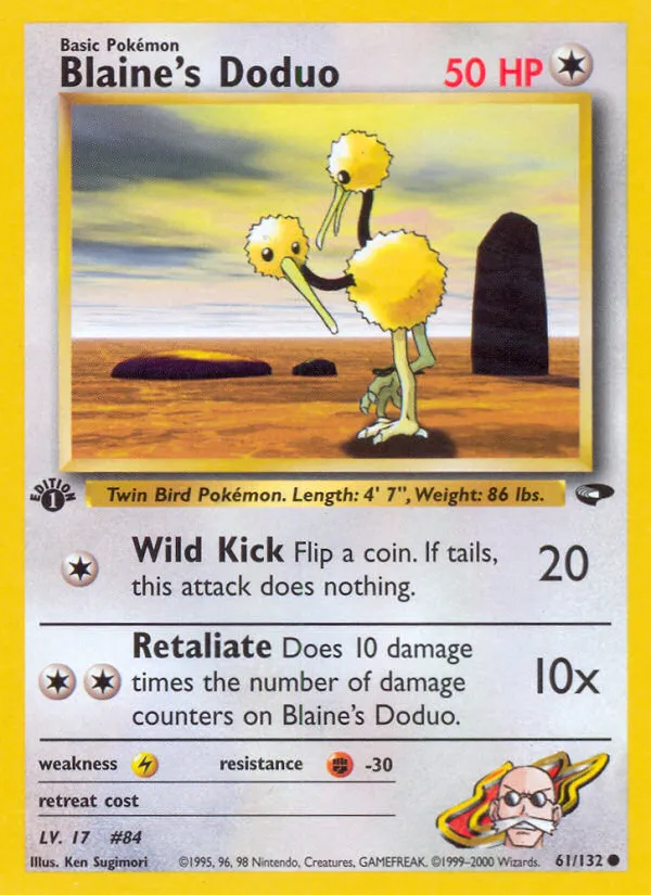 Blaine's Doduo — Gym Challenge — Pokémon