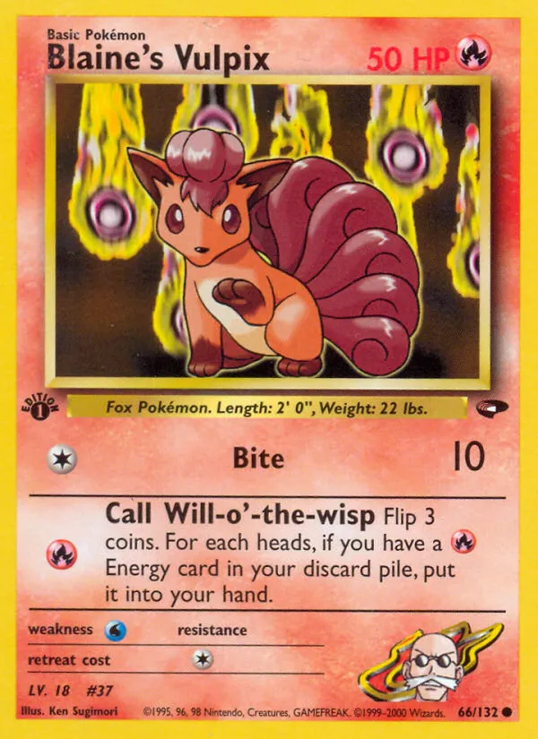 Blaine's Vulpix — Gym Challenge — Pokémon