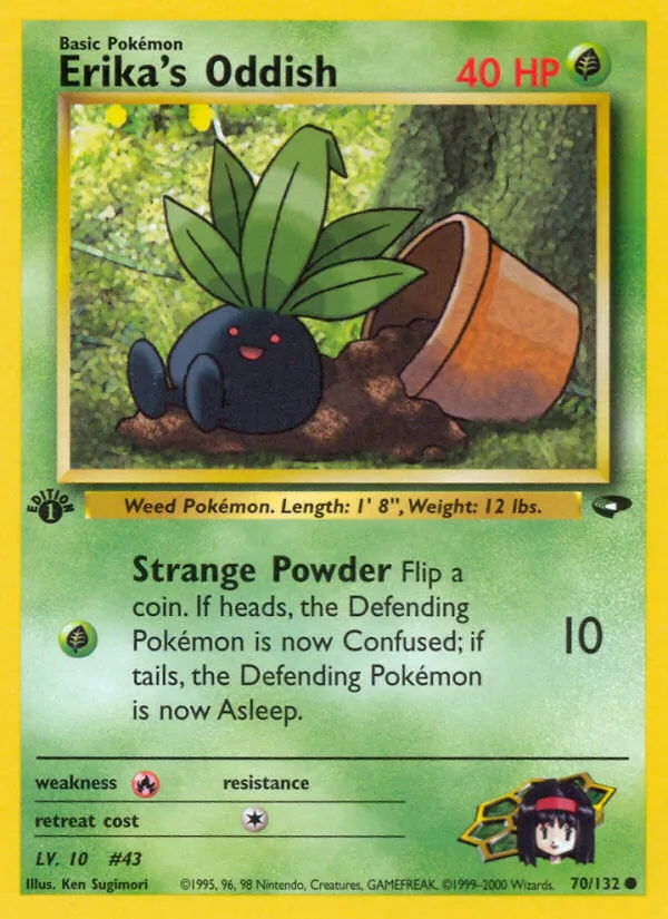 Erika's Oddish — Gym Challenge — Pokemon