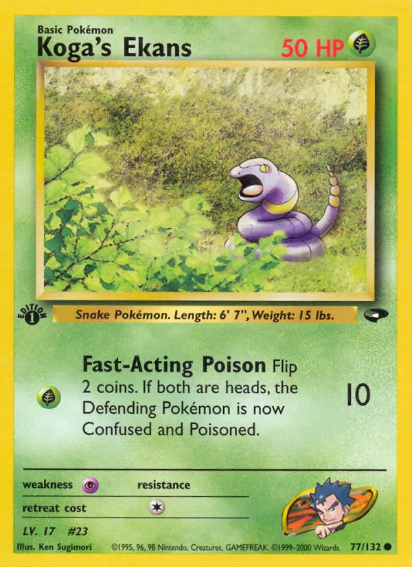 Koga's Ekans — Gym Challenge — Pokémon