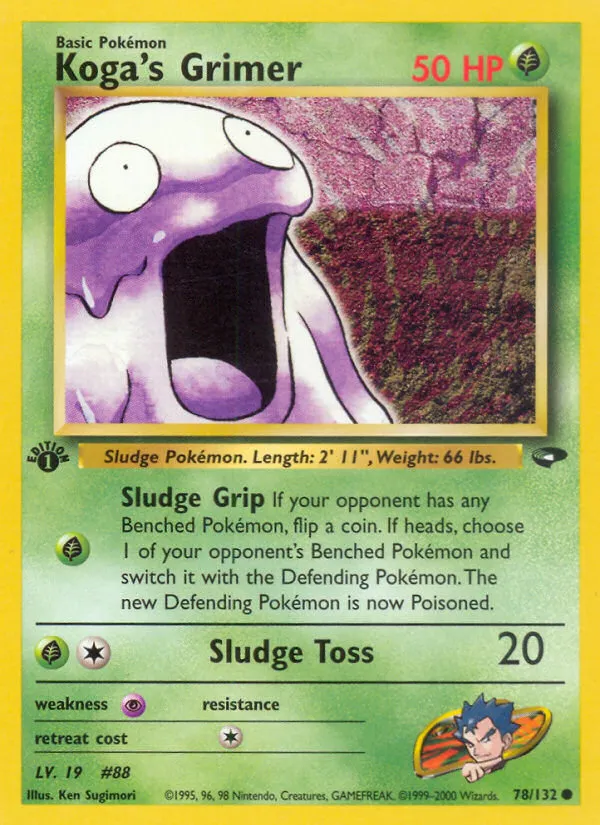 Koga's Grimer — Gym Challenge — Pokémon