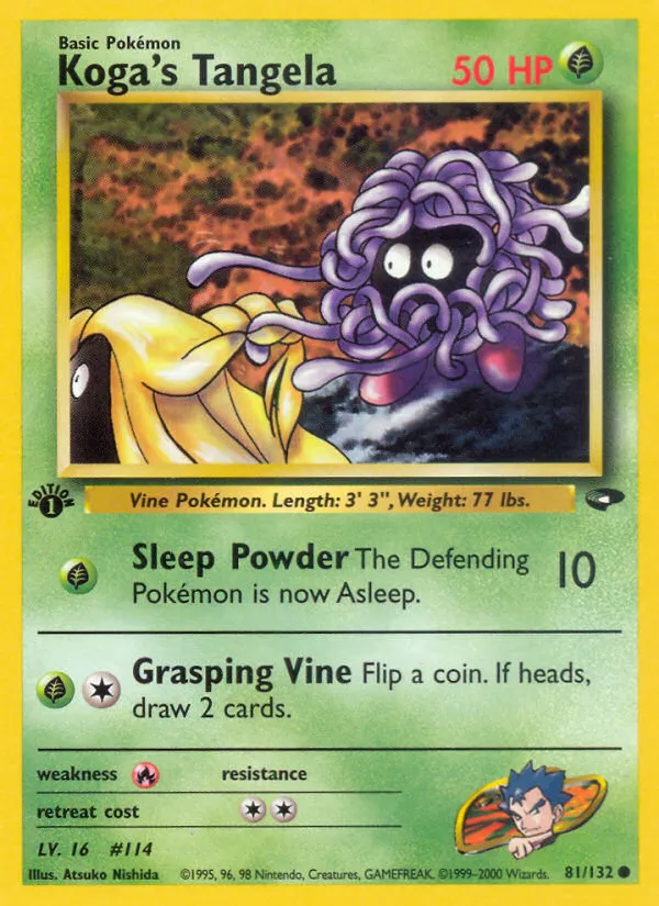 Koga's Tangela — Gym Challenge — Pokemon