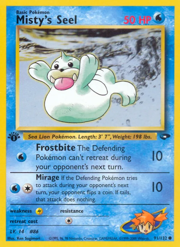 Misty's Seel — Gym Challenge — Pokémon