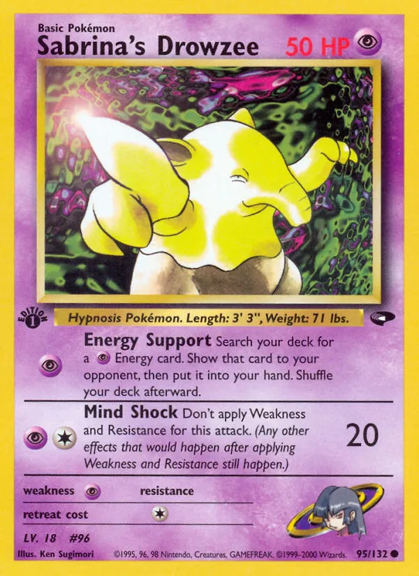 Sabrina's Drowzee — Gym Challenge — Pokémon