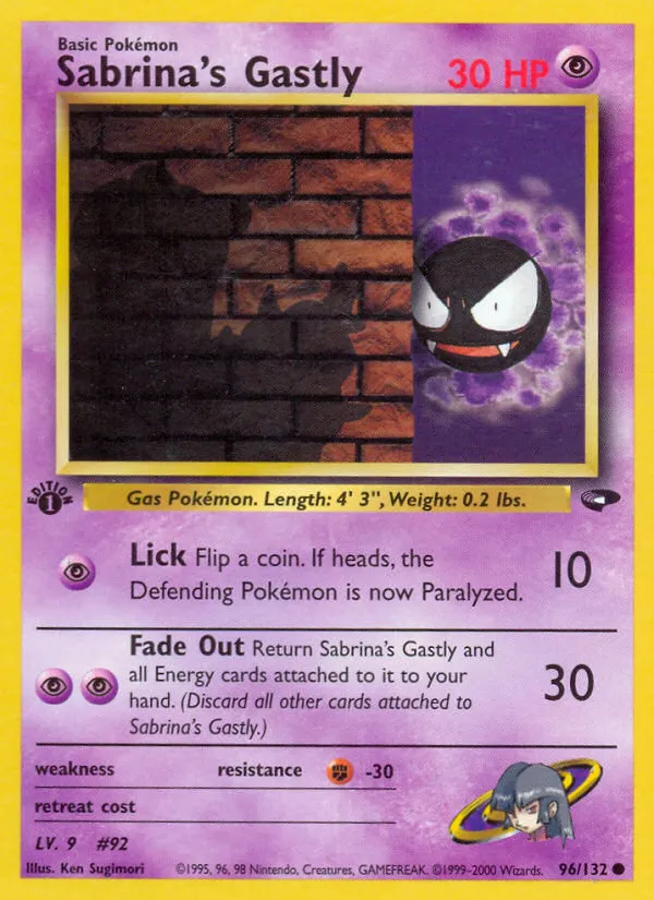 Sabrina's Gastly — Gym Challenge — Pokémon