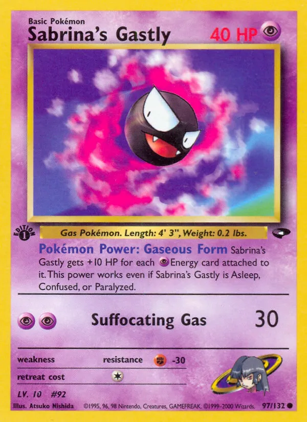 Sabrina's Gastly — Gym Challenge — Pokemon