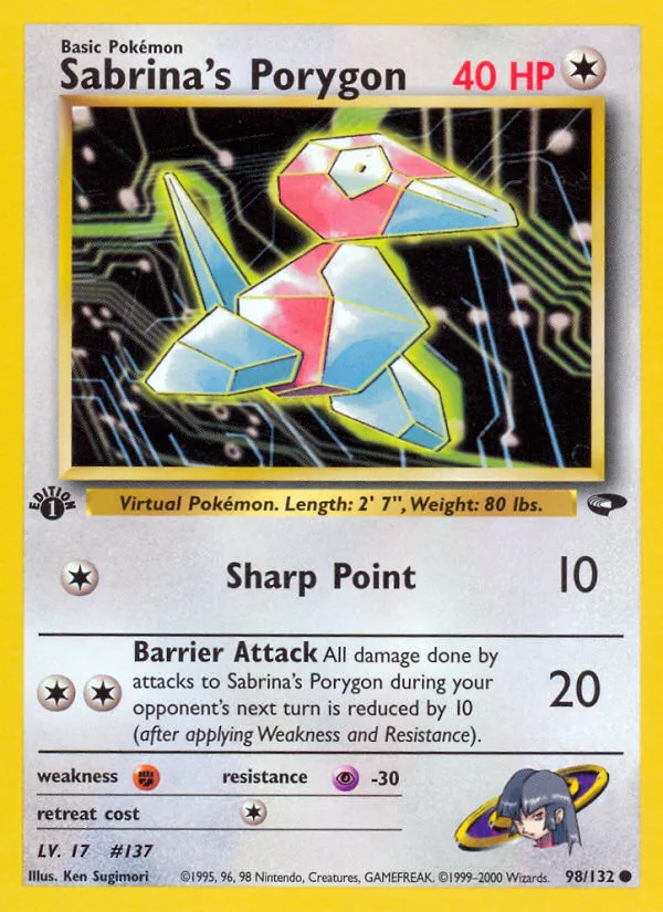 Sabrina's Porygon — Gym Challenge — Pokemon