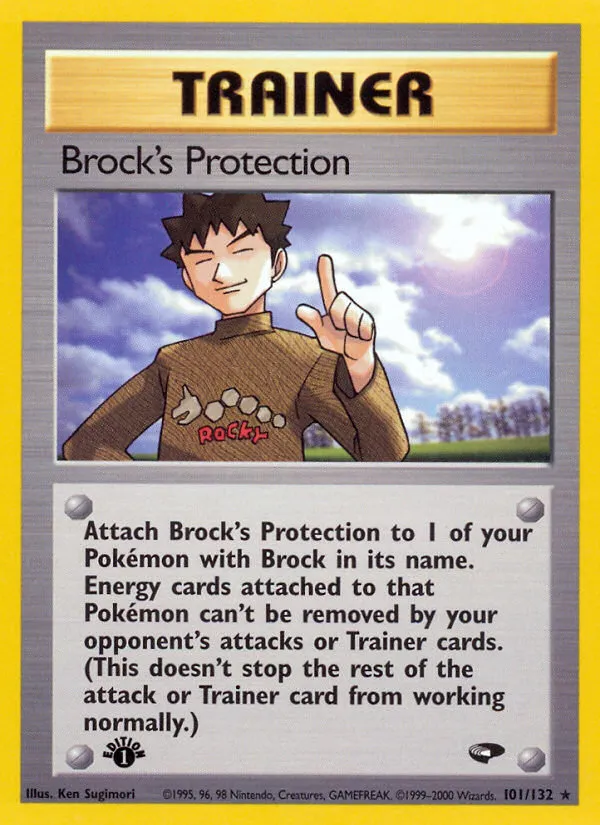 Brock's Protection — Gym Challenge — Pokemon
