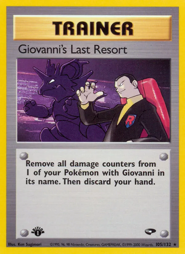 Giovanni's Last Resort — Gym Challenge — Pokémon
