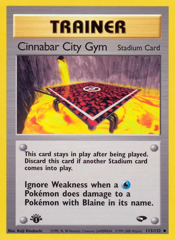 Cinnabar City Gym — Gym Challenge — Pokemon