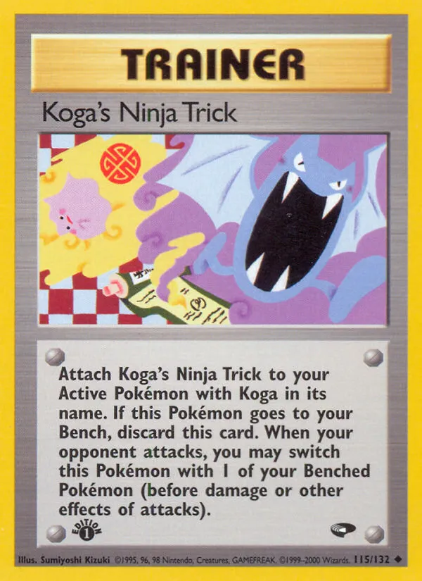 Koga's Ninja Trick — Gym Challenge — Pokemon
