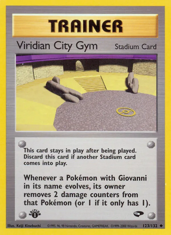 Viridian City Gym — Gym Challenge — Pokemon