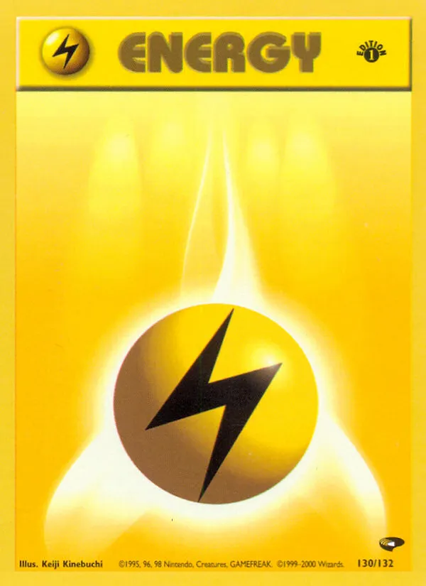 Lightning Energy — Gym Challenge — Pokemon