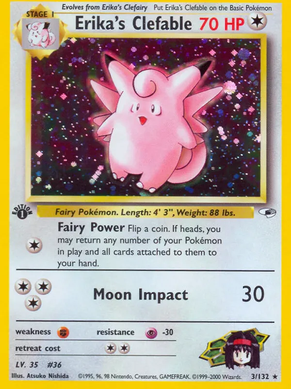 Erika's Clefable — Gym Heroes — Pokemon