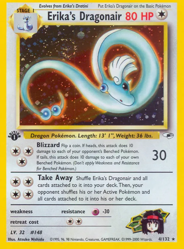 Erika's Dragonair — Gym Heroes — Pokemon