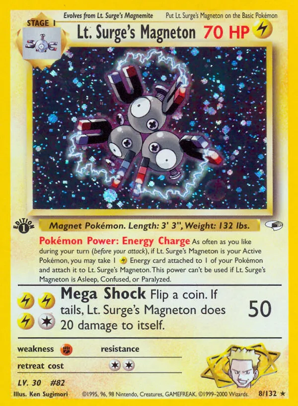 Lt. Surge's Magneton — Gym Heroes — Pokemon