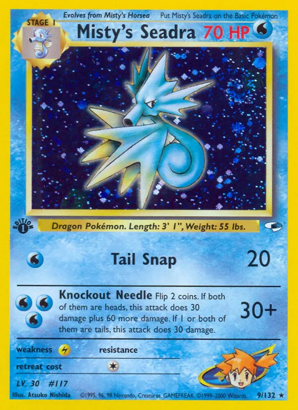 Misty's Seadra — Gym Heroes — Pokémon