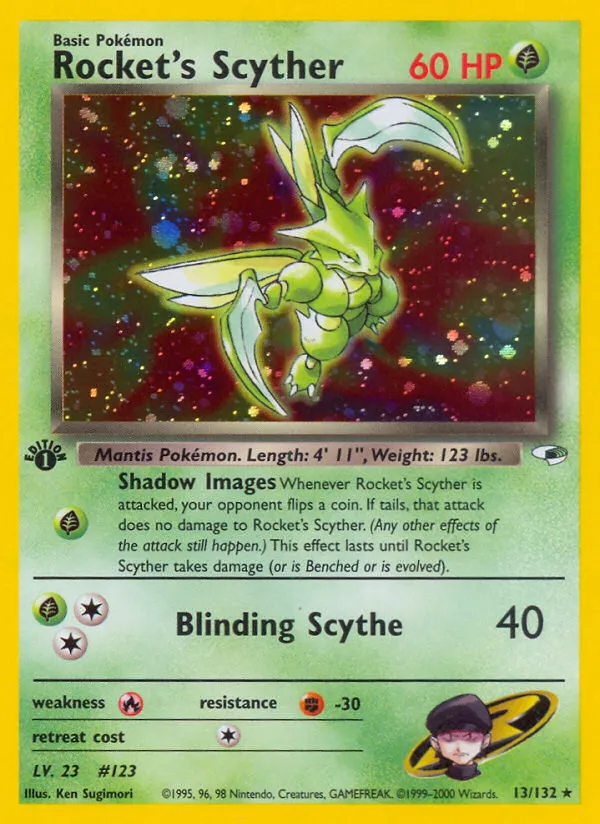 Rocket's Scyther — Gym Heroes — Pokemon