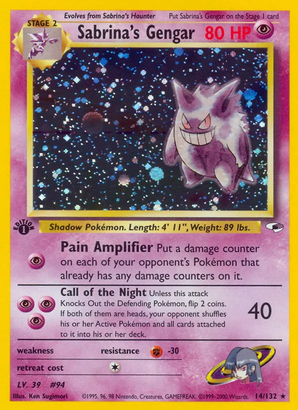 Sabrina's Gengar — Gym Heroes — Pokemon
