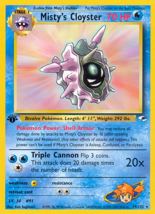 Misty's Cloyster — Gym Heroes — Pokemon