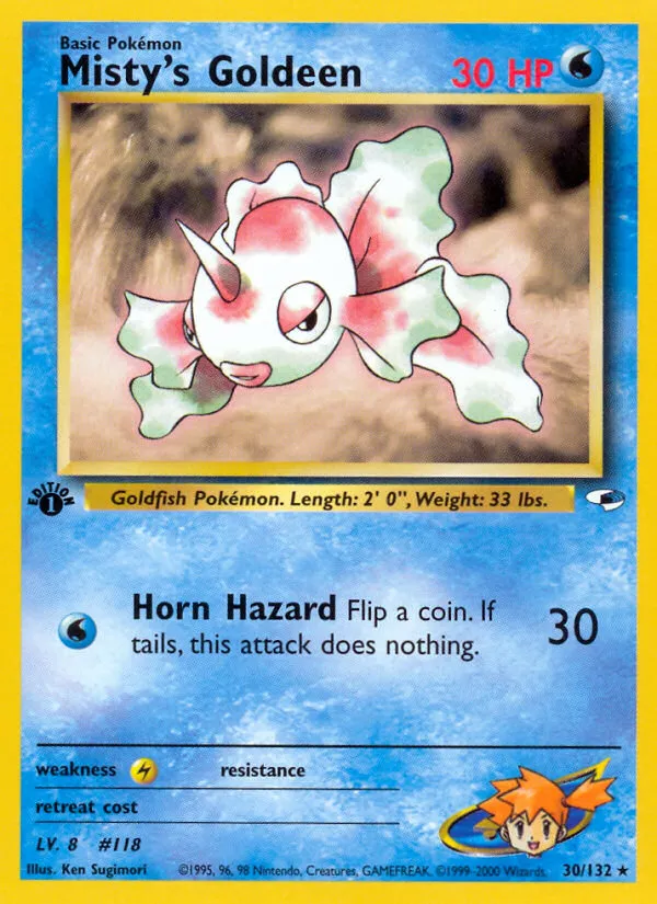 Misty's Goldeen — Gym Heroes — Pokemon