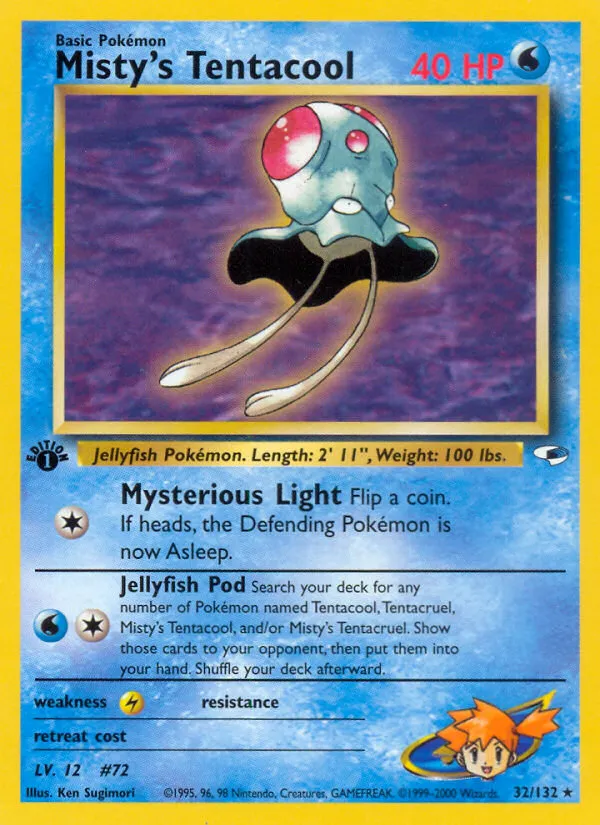 Misty's Tentacool — Gym Heroes — Pokemon