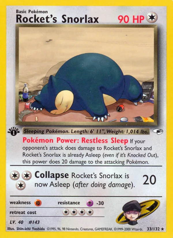 Rocket's Snorlax — Gym Heroes — Pokémon