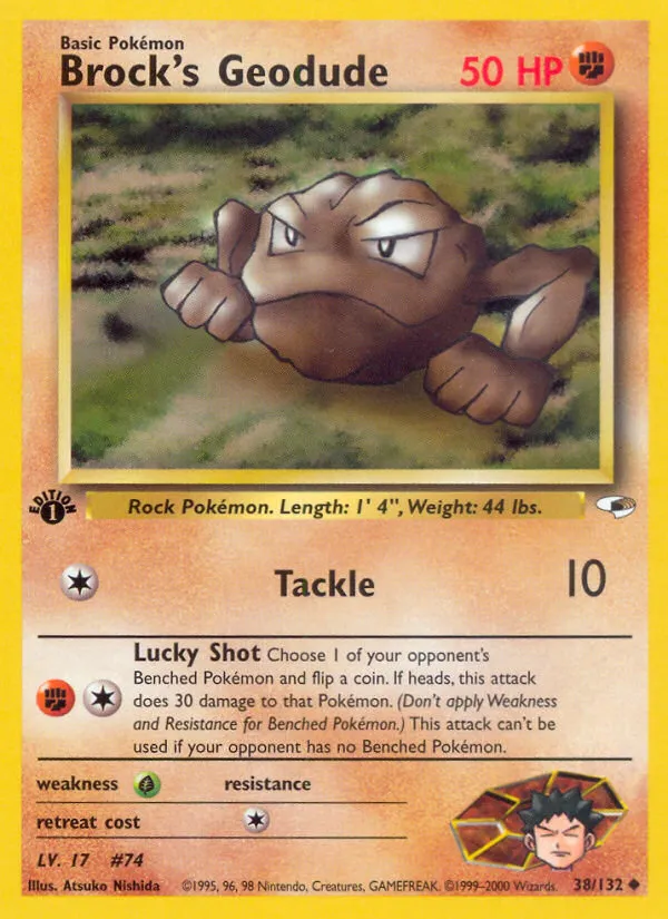 Brock's Geodude — Gym Heroes — Pokemon