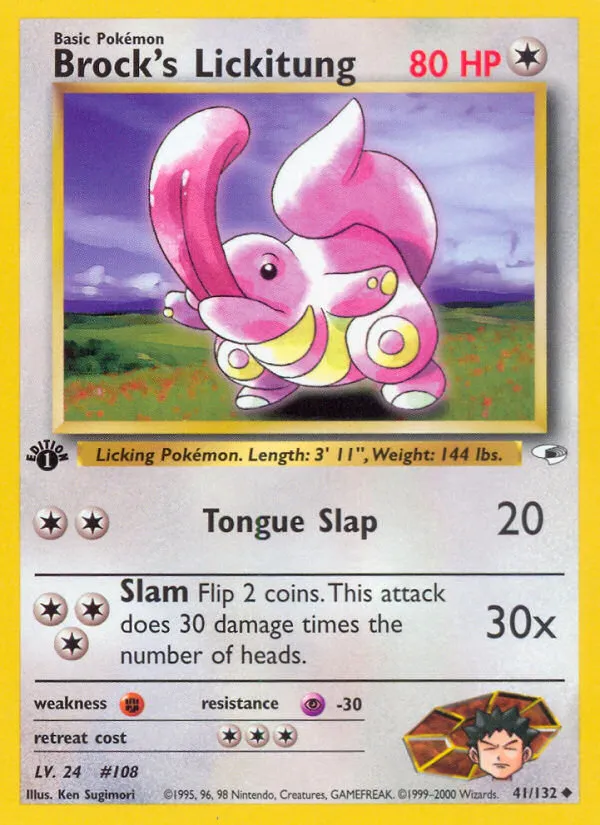 Brock's Lickitung — Gym Heroes — Pokemon