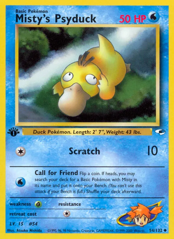 Misty's Psyduck — Gym Heroes — Pokémon