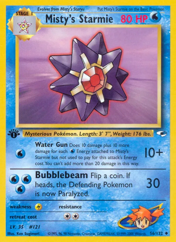 Misty's Starmie — Gym Heroes — Pokemon