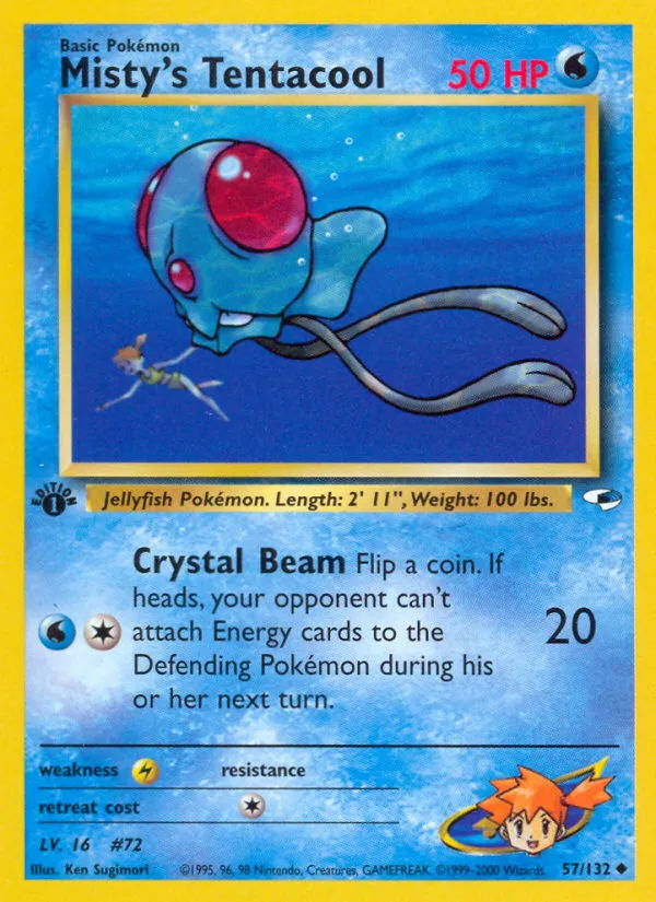 Misty's Tentacool — Gym Heroes — Pokémon
