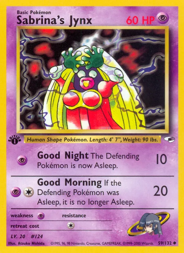 Sabrina's Jynx — Gym Heroes — Pokémon