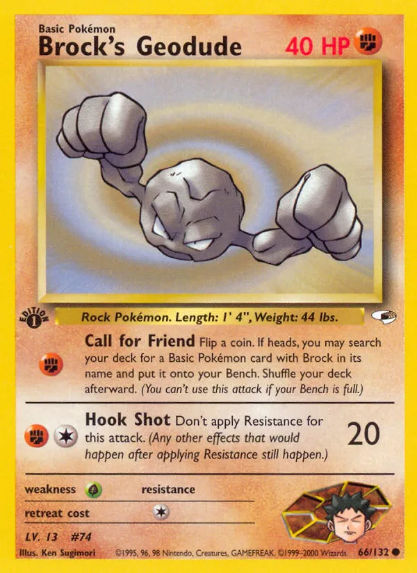 Brock's Geodude — Gym Heroes — Pokémon