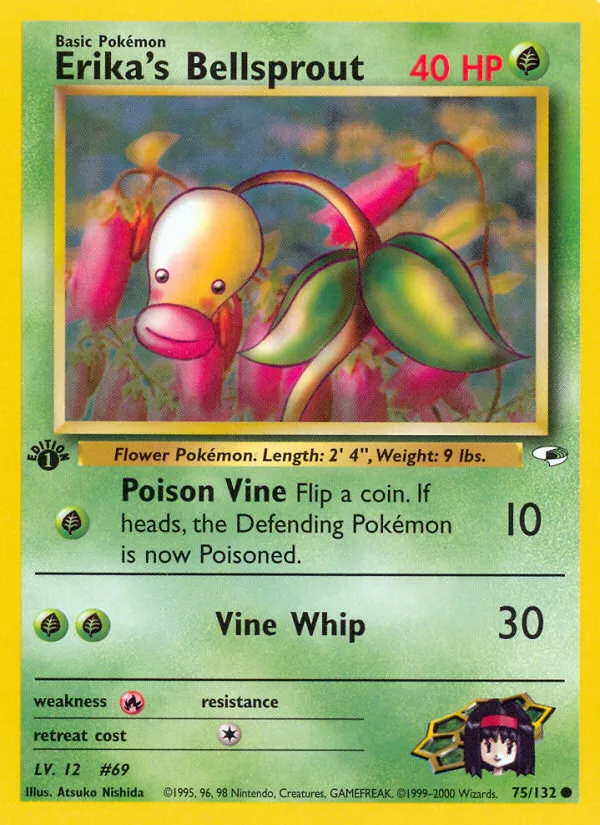 Erika's Bellsprout — Gym Heroes — Pokemon
