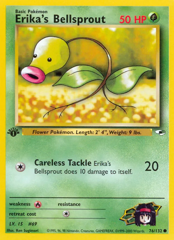 Erika's Bellsprout — Gym Heroes — Pokémon