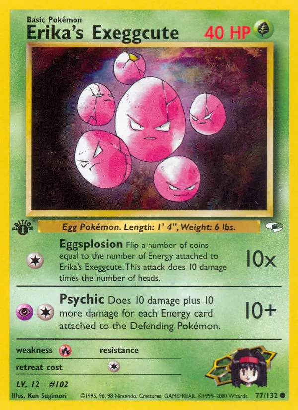Erika's Exeggcute — Gym Heroes — Pokémon
