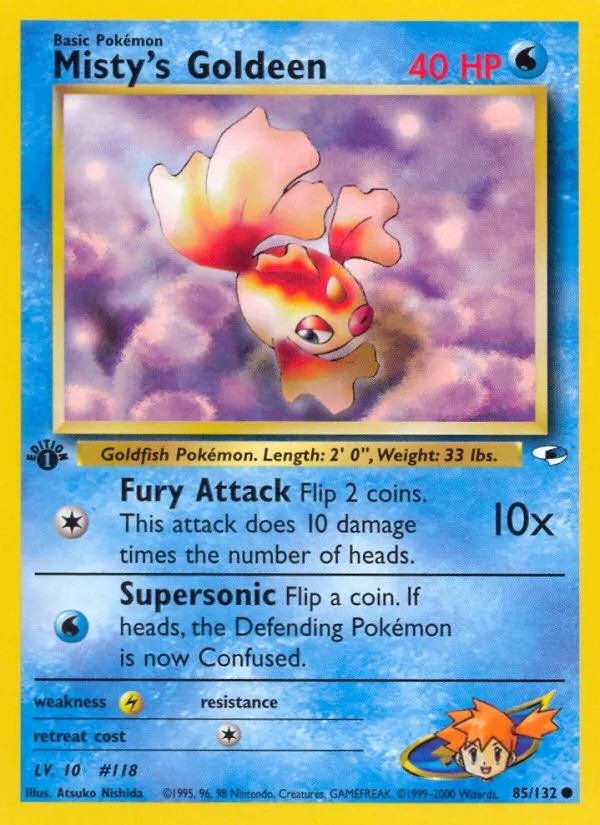 Misty's Goldeen from Gym Heroes - Pokemon