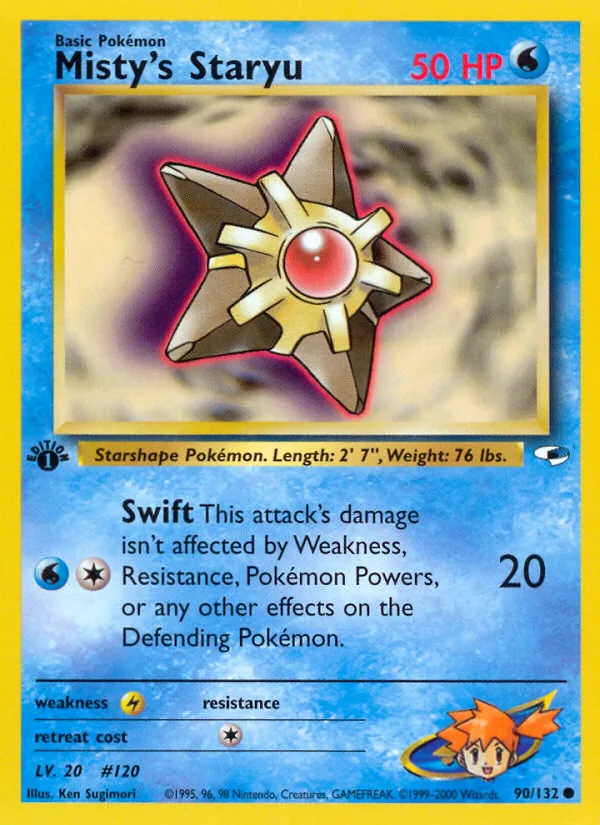 Misty's Staryu — Gym Heroes — Pokemon
