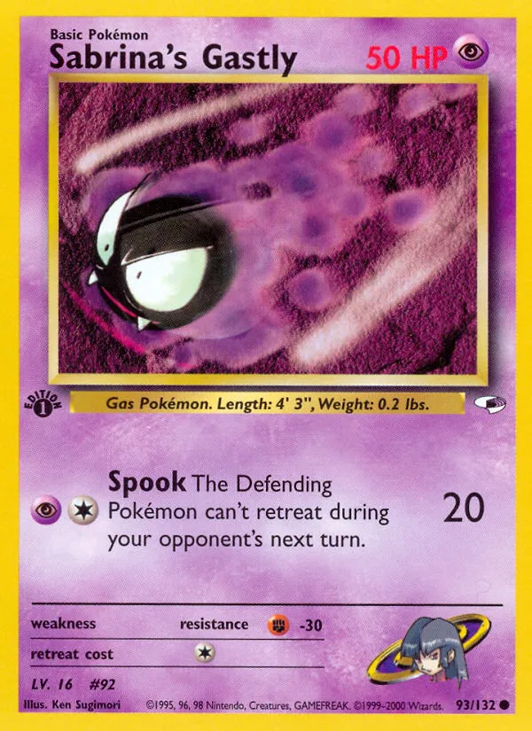 Sabrina's Gastly — Gym Heroes — Pokemon