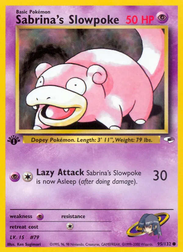 Sabrina's Slowpoke — Gym Heroes — Pokemon