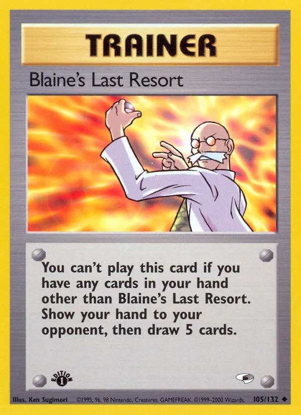 Blaine's Last Resort — Gym Heroes — Pokemon