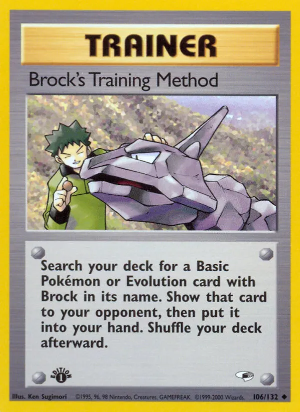 Brock's Training Method — Gym Heroes — Pokemon