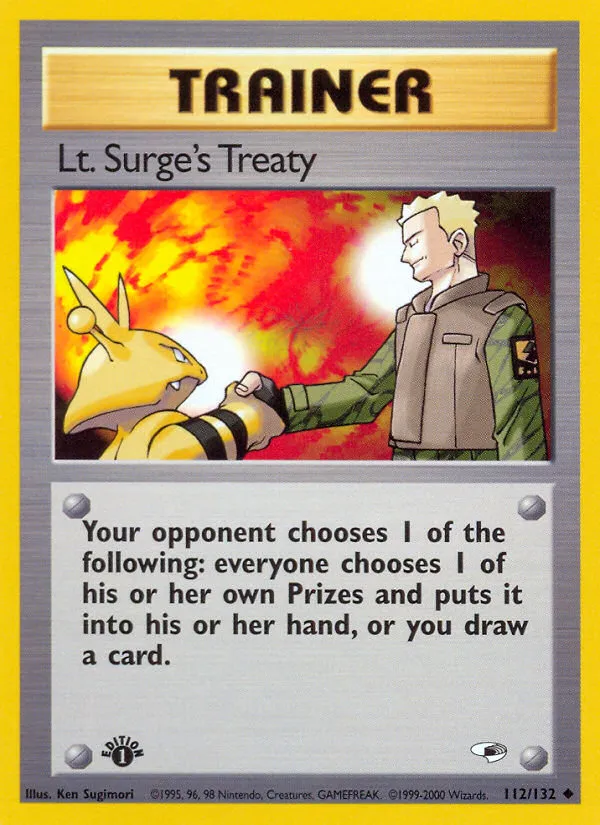 Lt. Surge's Treaty — Gym Heroes — Pokemon