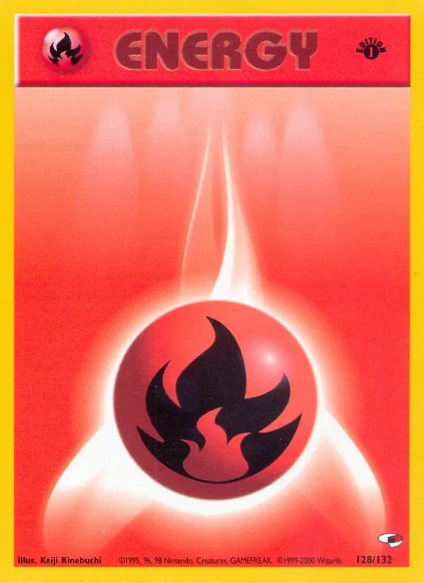 Fire Energy — Gym Heroes — Pokemon