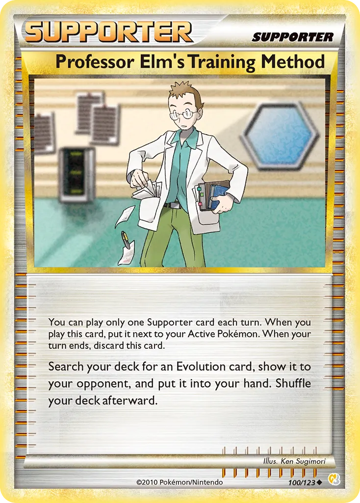Méthode d'entraînement du Prof. Orme — HeartGold SoulSilver — Pokemon