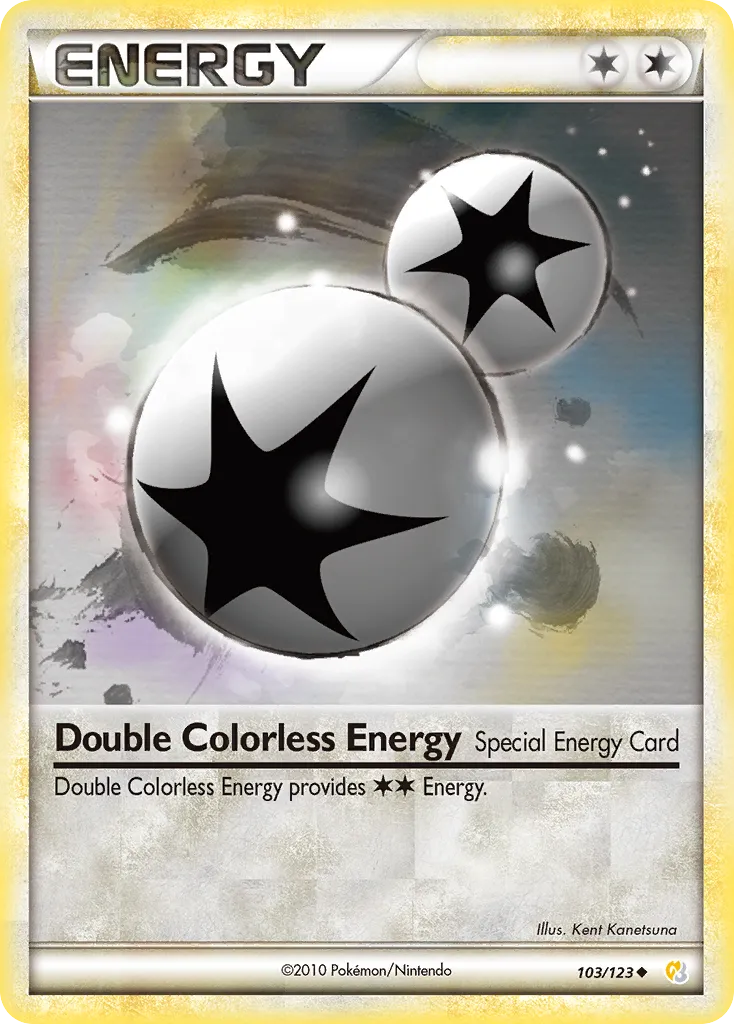 Double Colorless Energy — HeartGold SoulSilver — Pokémon