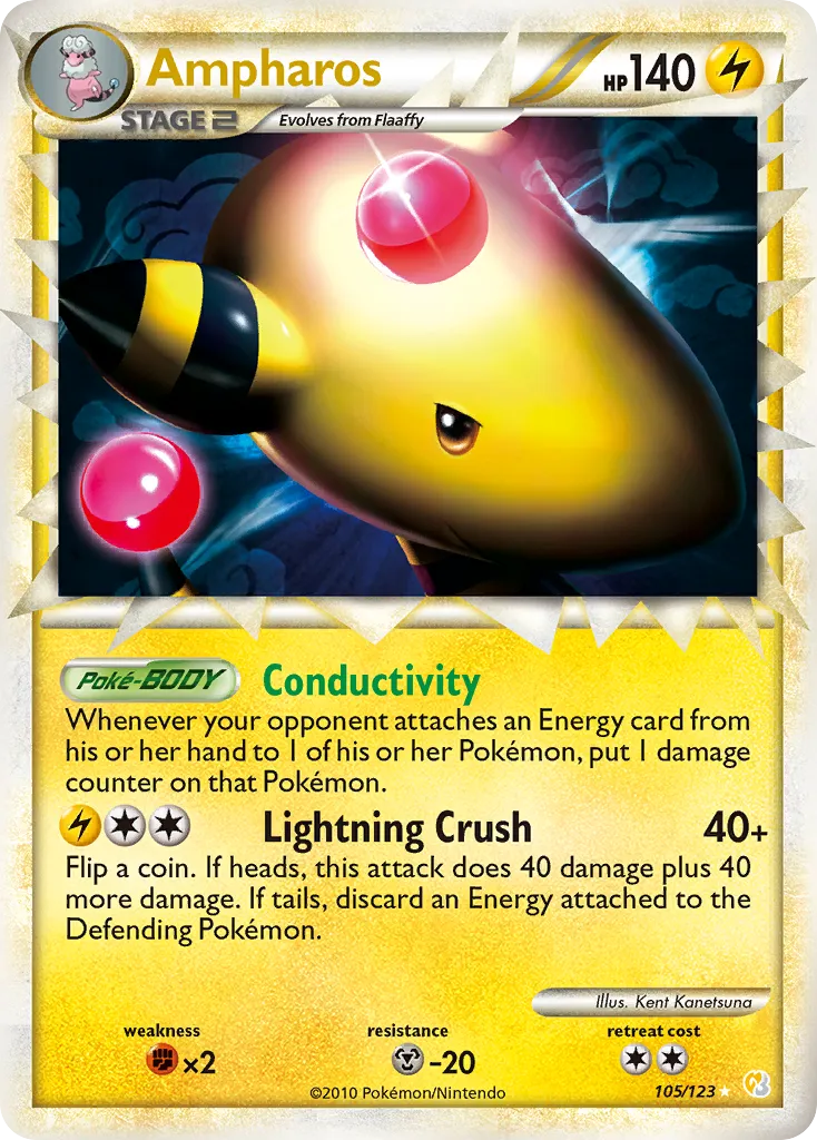 Pharamp — HeartGold SoulSilver — Pokemon